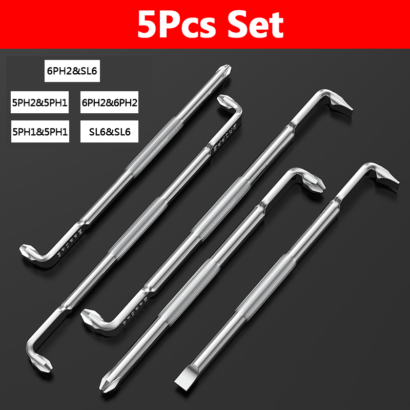 Pentalobe Screwdriver Set - BROPPE Z-Type Screwdriver L-Shaped 90-Degree Right-Angle