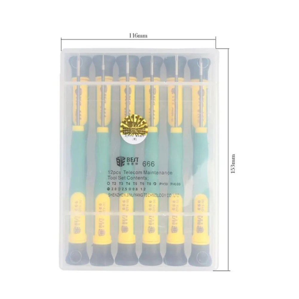 12Pcs/Set Screwdriver P2 P5 0. - Pentalobe Screwdriver Set 评论和价格