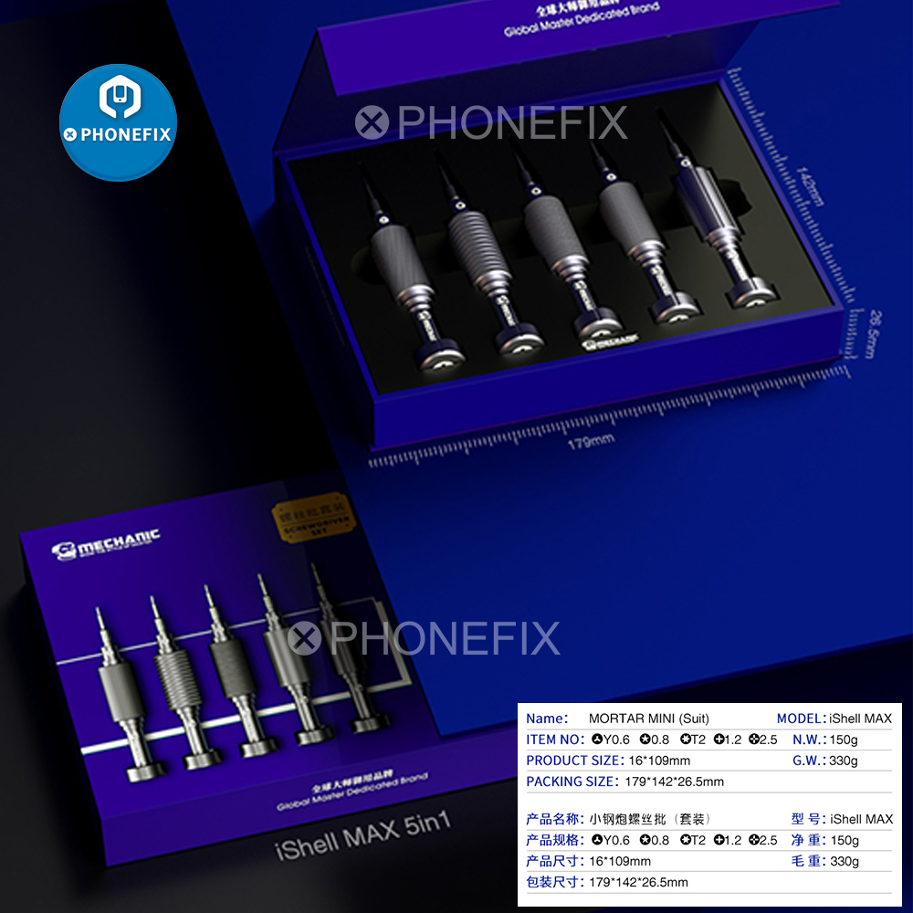 Mechanic IShell Precision Scre - Pentalobe Screwdriver Set 评论和价格
