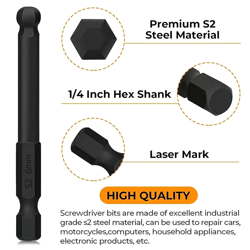 7Pcs Ball End Screwdriver Bit  - Pentalobe Screwdriver Set 评论和价格