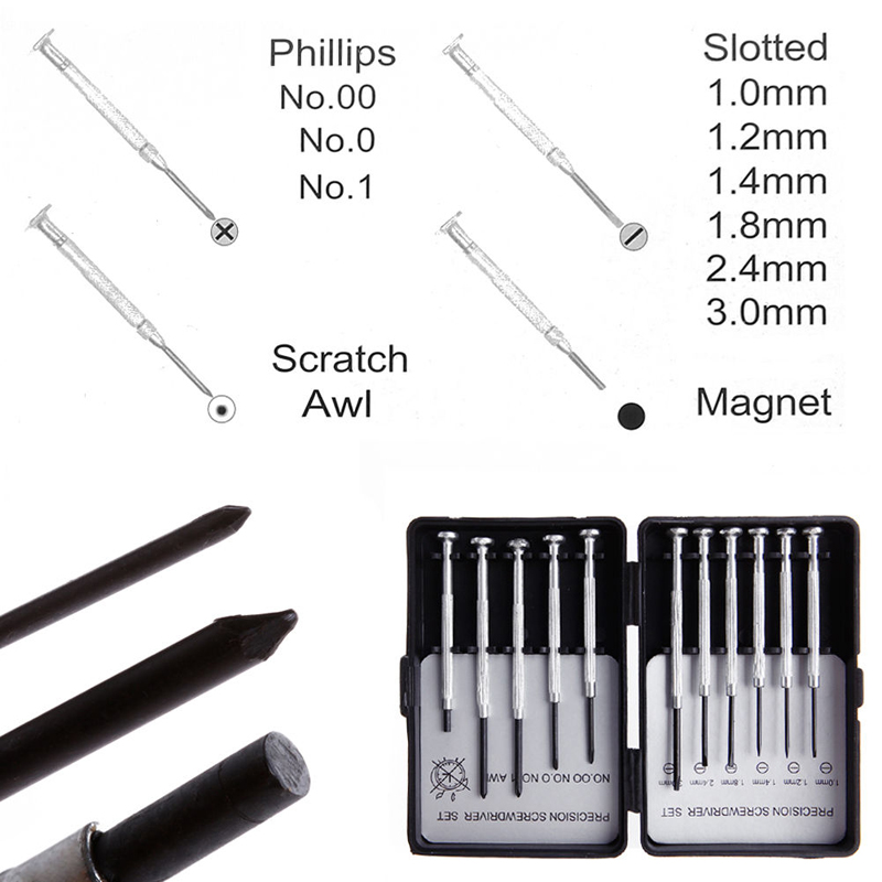 QUALITY 11Pcs/Set Micro Precis - Pentalobe Screwdriver Set 评论和价格
